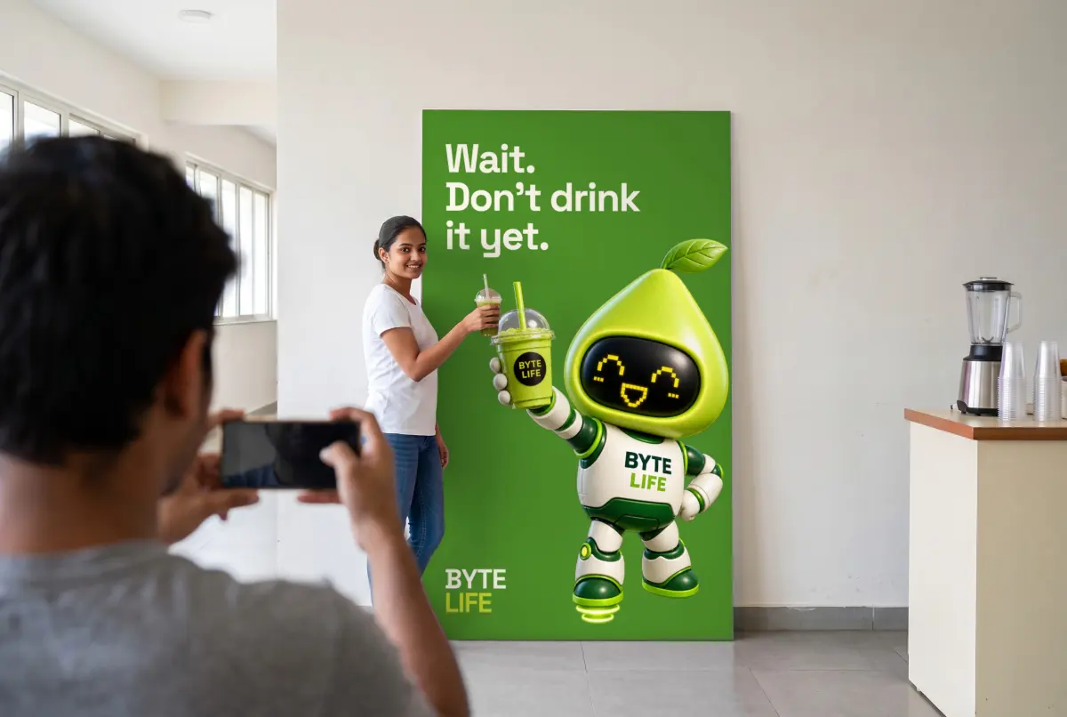 Visualisation: the photo wall in use